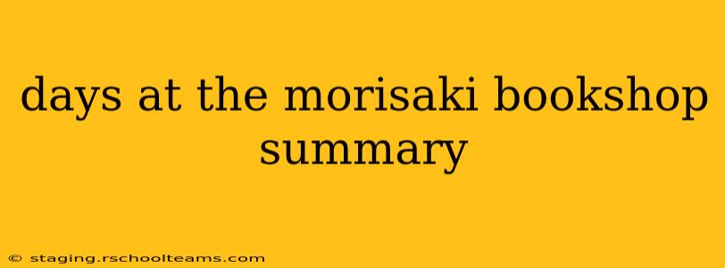 days at the morisaki bookshop summary