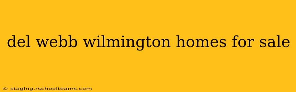 del webb wilmington homes for sale
