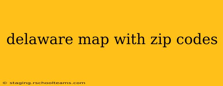delaware map with zip codes