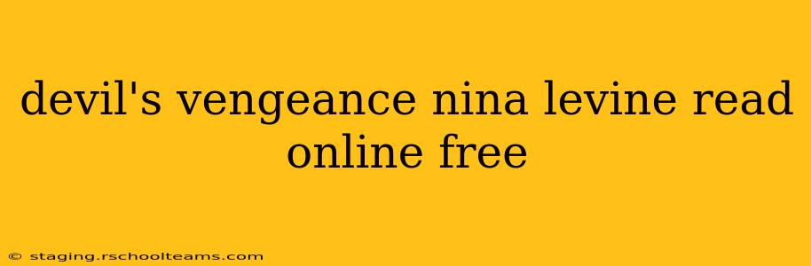 devil's vengeance nina levine read online free