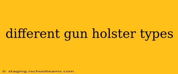 different gun holster types