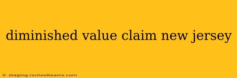 diminished value claim new jersey