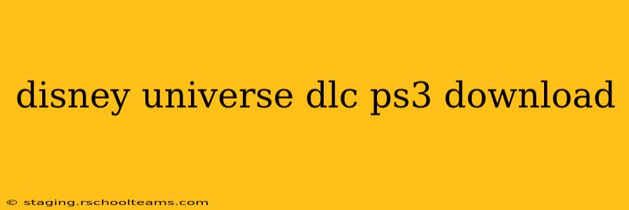 disney universe dlc ps3 download