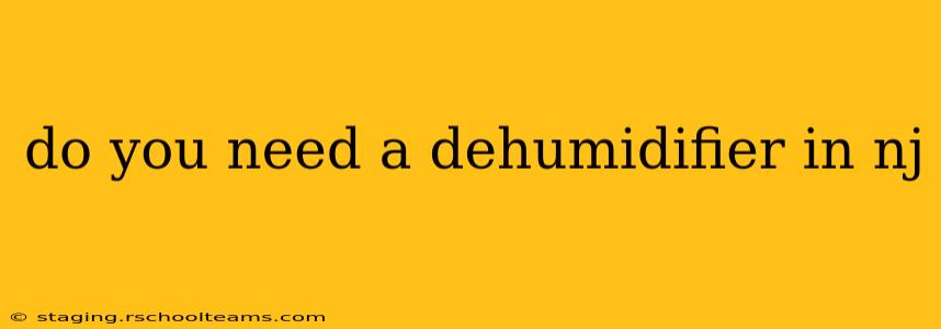 do you need a dehumidifier in nj