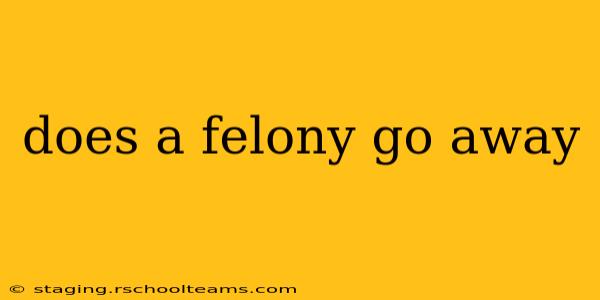 does a felony go away