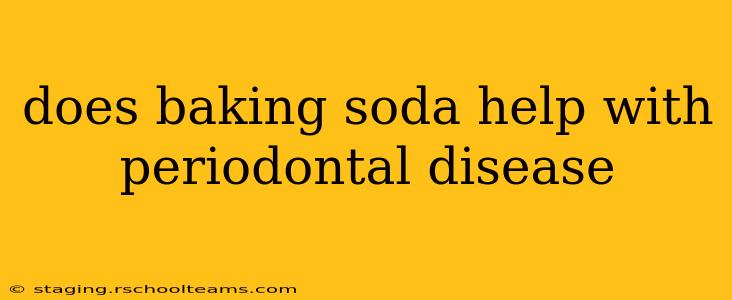 does baking soda help with periodontal disease