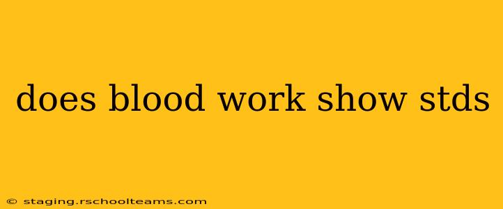 does blood work show stds