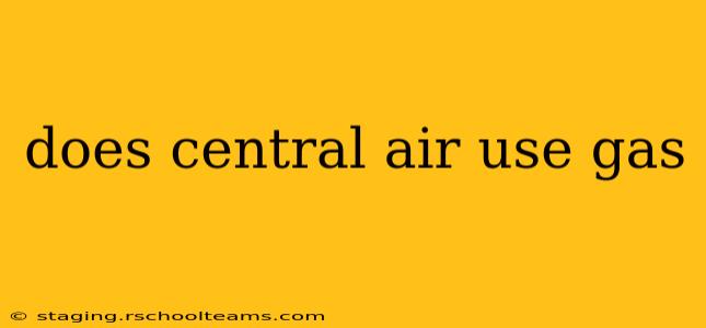 does central air use gas