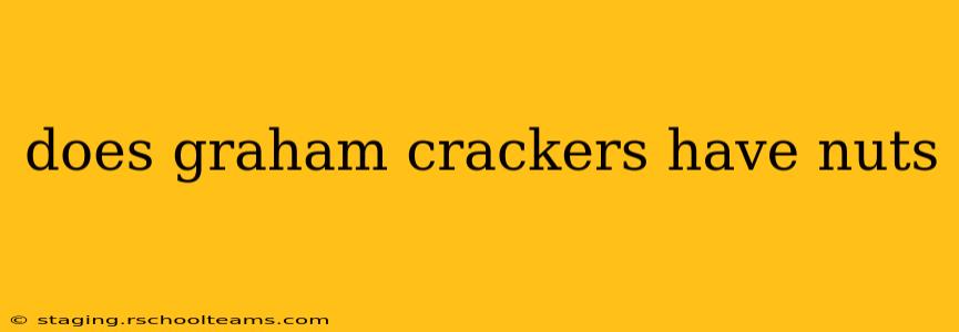 does graham crackers have nuts