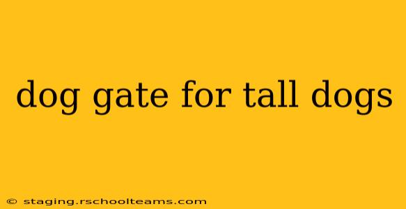 dog gate for tall dogs