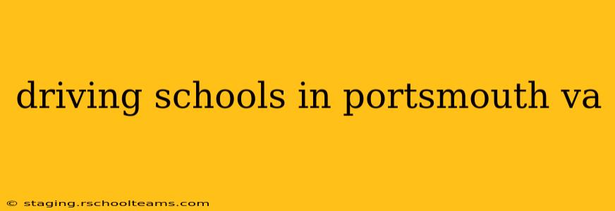 driving schools in portsmouth va