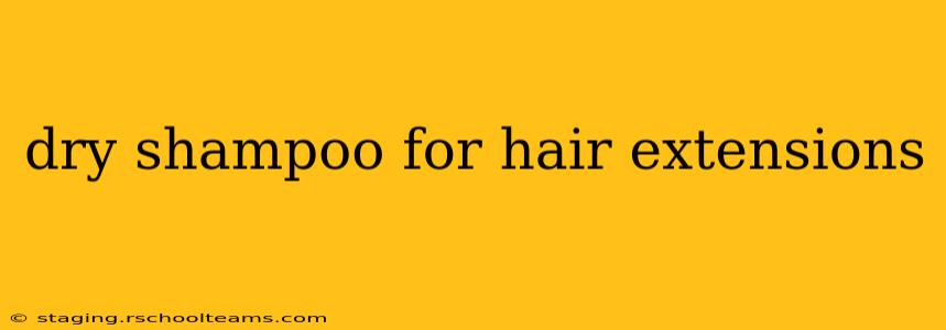 dry shampoo for hair extensions