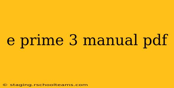 e prime 3 manual pdf