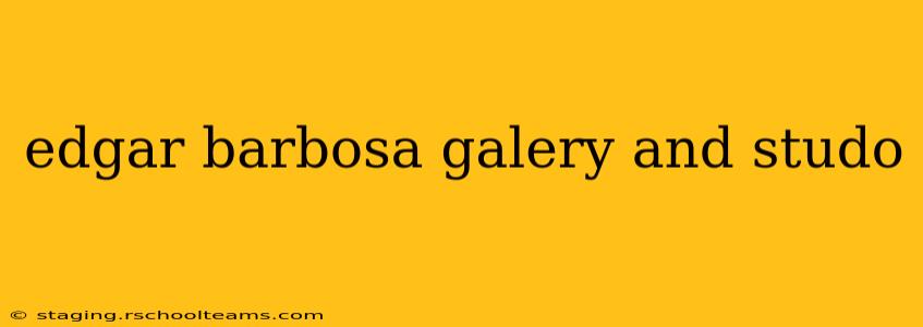 edgar barbosa galery and studo