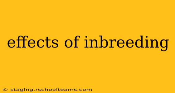 effects of inbreeding