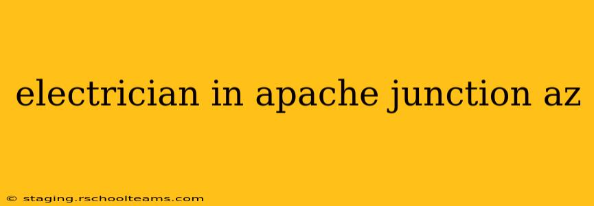 electrician in apache junction az