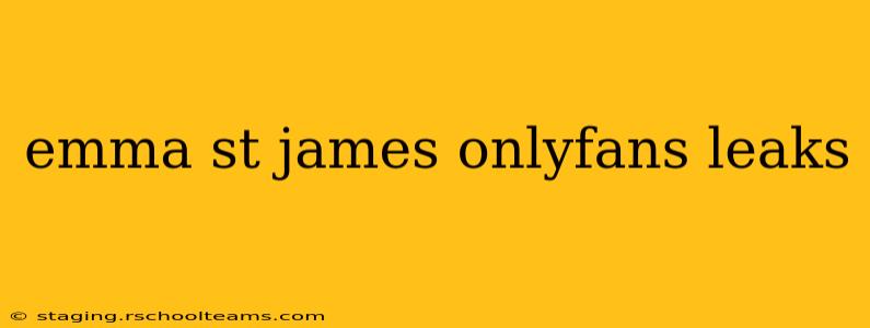 emma st james onlyfans leaks