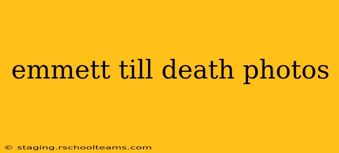 emmett till death photos