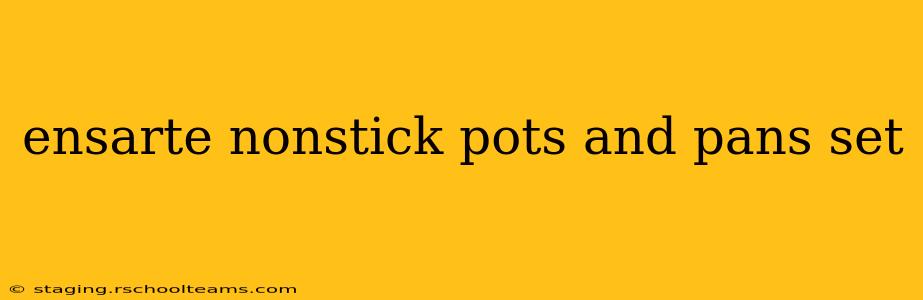 ensarte nonstick pots and pans set