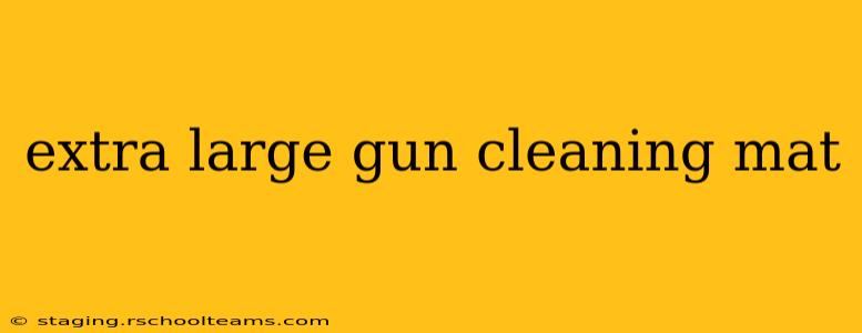 extra large gun cleaning mat