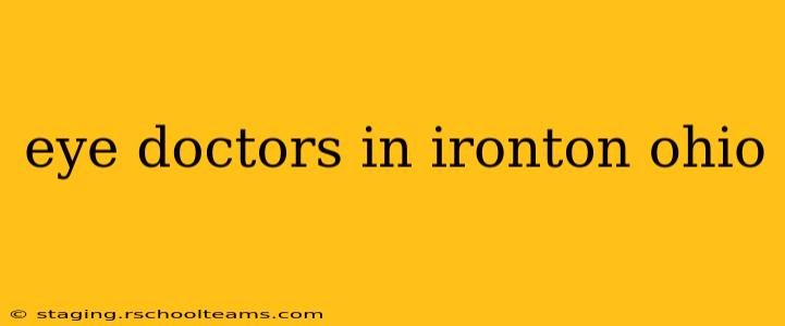 eye doctors in ironton ohio