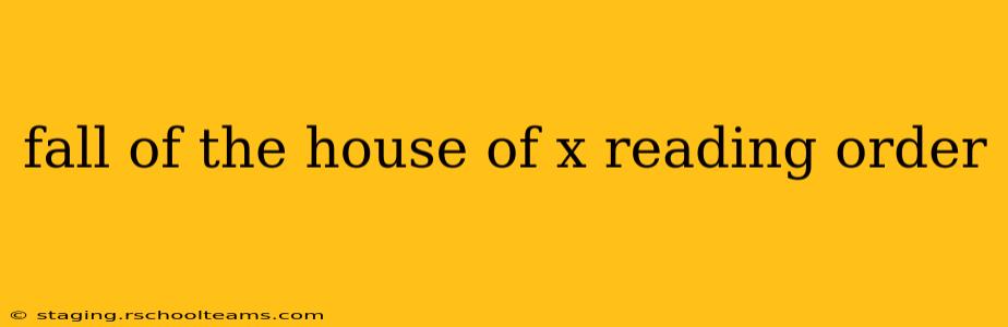 fall of the house of x reading order