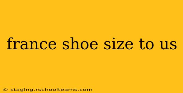 france shoe size to us