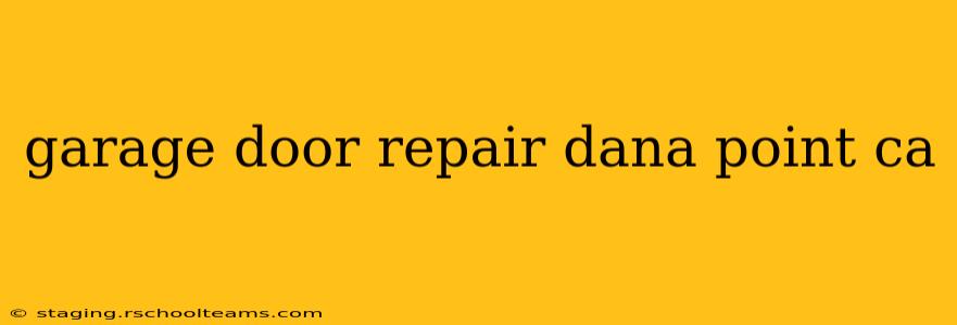 garage door repair dana point ca