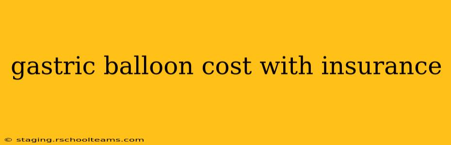 gastric balloon cost with insurance