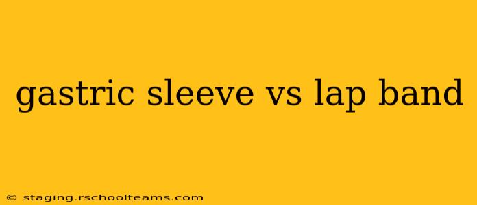 gastric sleeve vs lap band