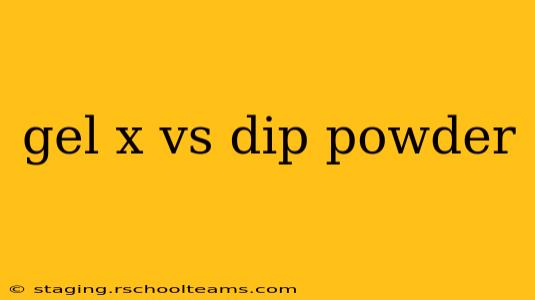 gel x vs dip powder