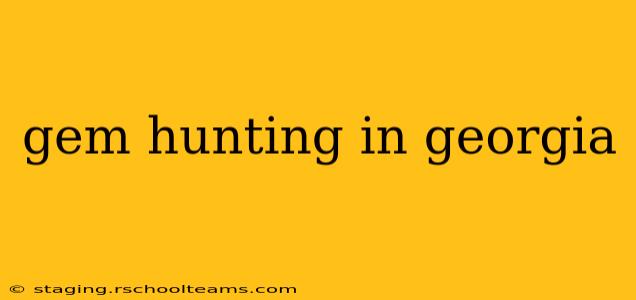 gem hunting in georgia