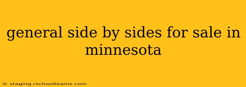general side by sides for sale in minnesota