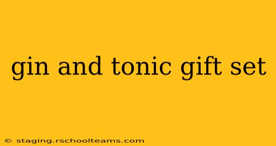 gin and tonic gift set