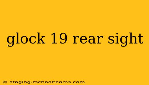 glock 19 rear sight