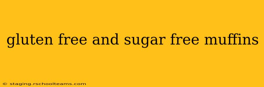 gluten free and sugar free muffins