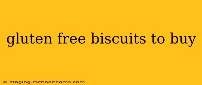 gluten free biscuits to buy