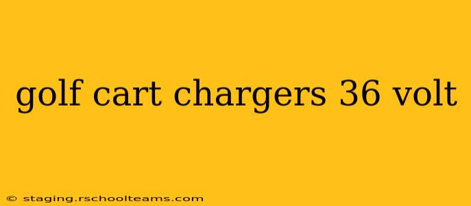 golf cart chargers 36 volt