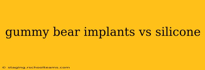 gummy bear implants vs silicone