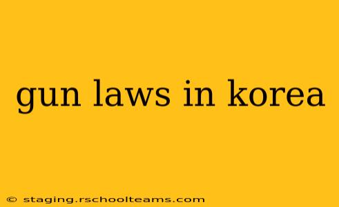 gun laws in korea
