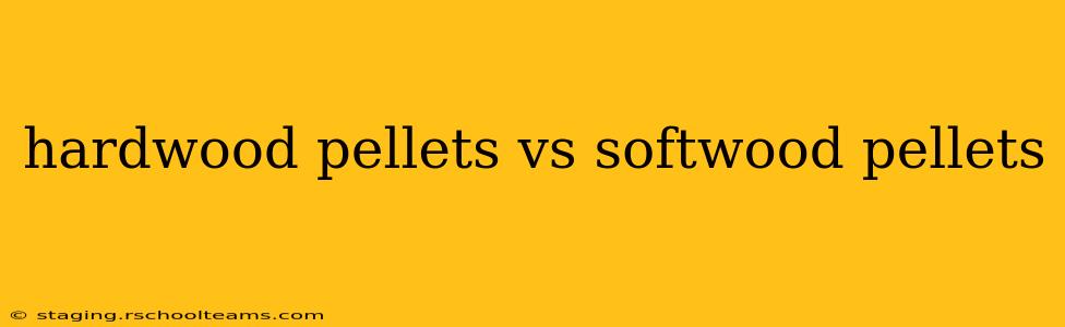 hardwood pellets vs softwood pellets