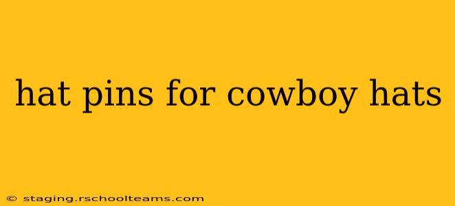 hat pins for cowboy hats