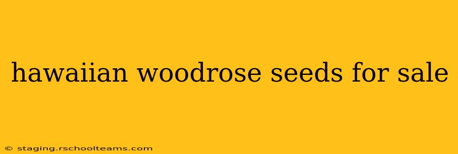 hawaiian woodrose seeds for sale