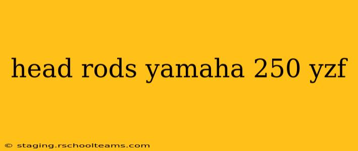 head rods yamaha 250 yzf
