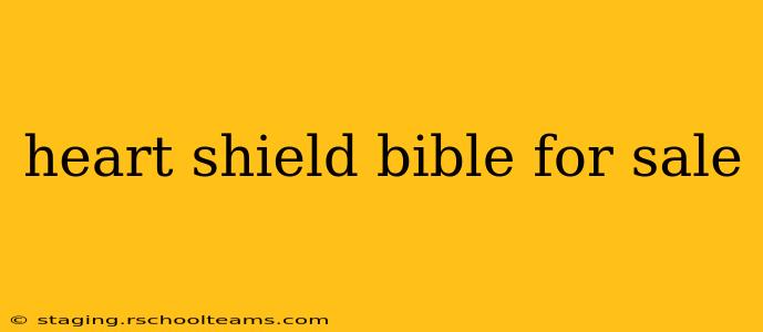 heart shield bible for sale