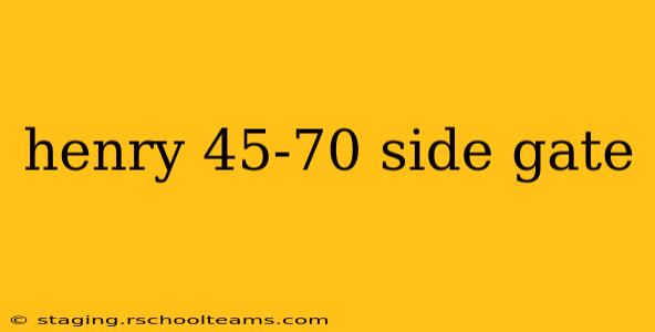 henry 45-70 side gate