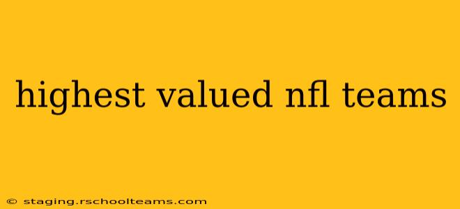 highest valued nfl teams
