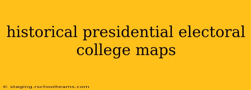 historical presidential electoral college maps
