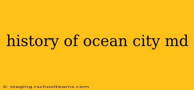 history of ocean city md
