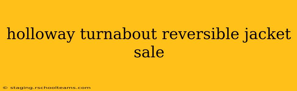 holloway turnabout reversible jacket sale